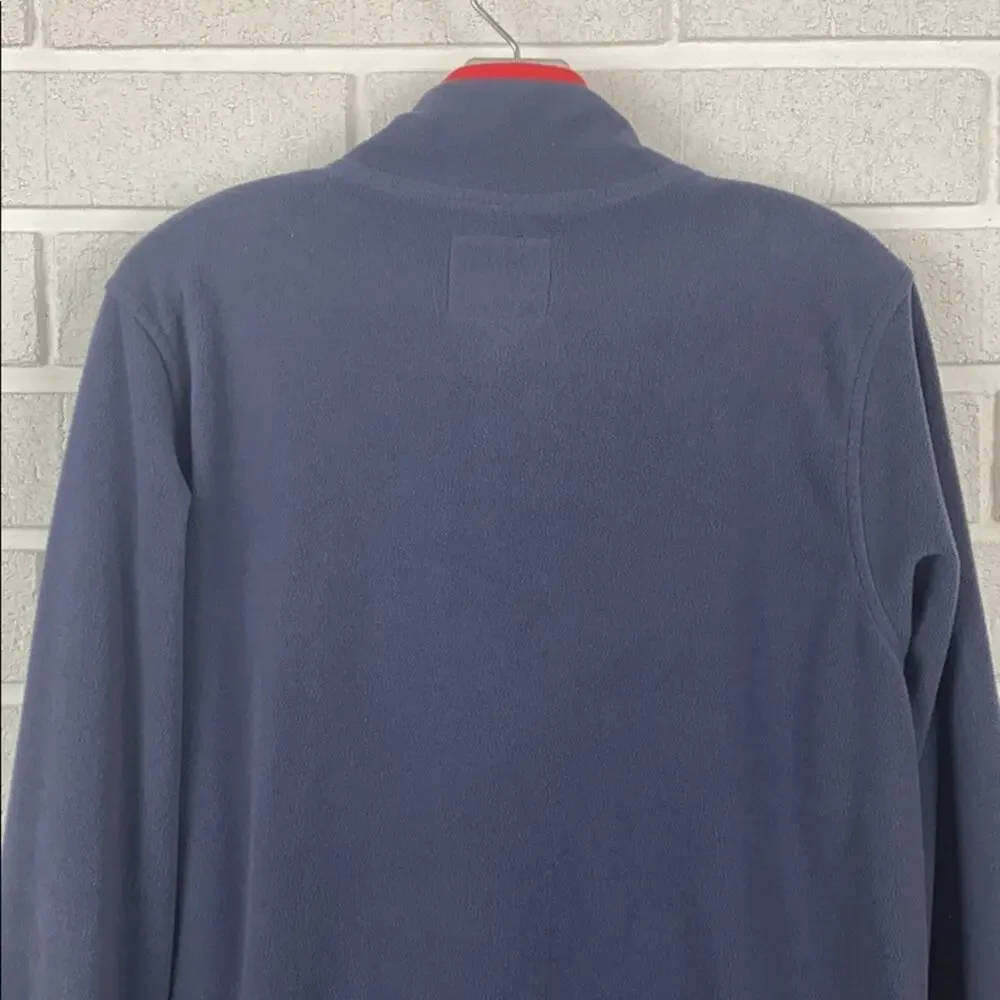 Oshkosh Big Boys Blue & Red Zip Fleece Top Jacket Size 14